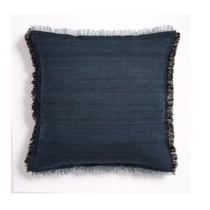 NWT Textured Silk Fringe Pillow Cover 20"x20"